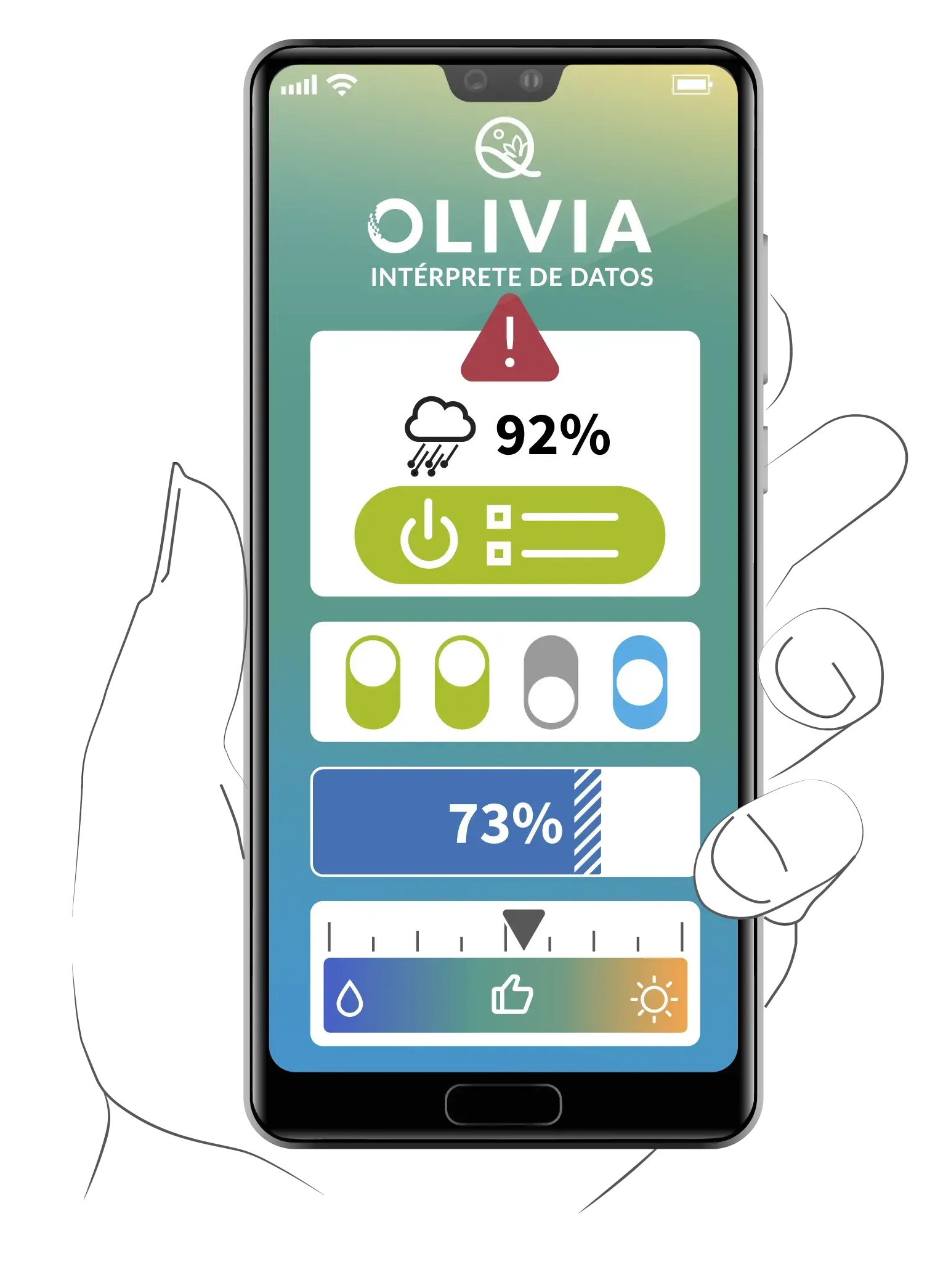 olivia interprete movil Olivia agricultura de precisión