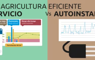 Comparativa agricultura de precisión, servicio versus autoinstalable